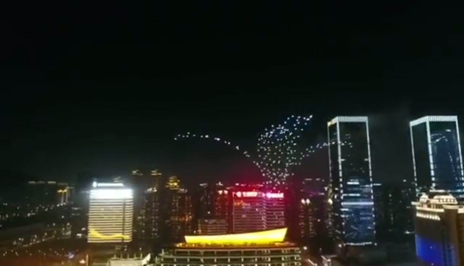 节庆活动无人机编队案例